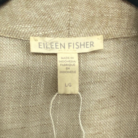 Brand new Eileen Fisher linen open cardigan - Picture 4 of 5